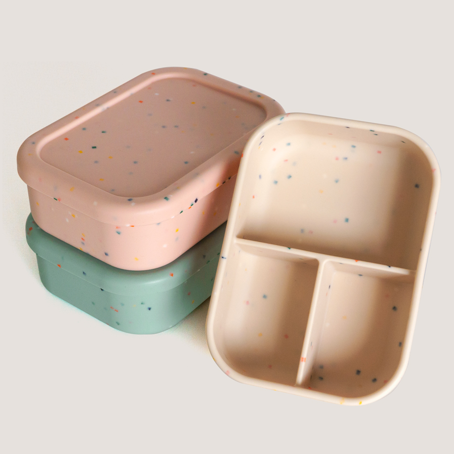 Baby Food Delivery - 1ชิ้นกล่องอาหากลางวันเข้าไมโครเวฟได้ซิลิโคนชามอาหารเย็นเด็กกล่องเก็บสินค้าโรงเรียนให้อาหารเด็กทารกสำนักงานพกพากล่องเบนโตะ