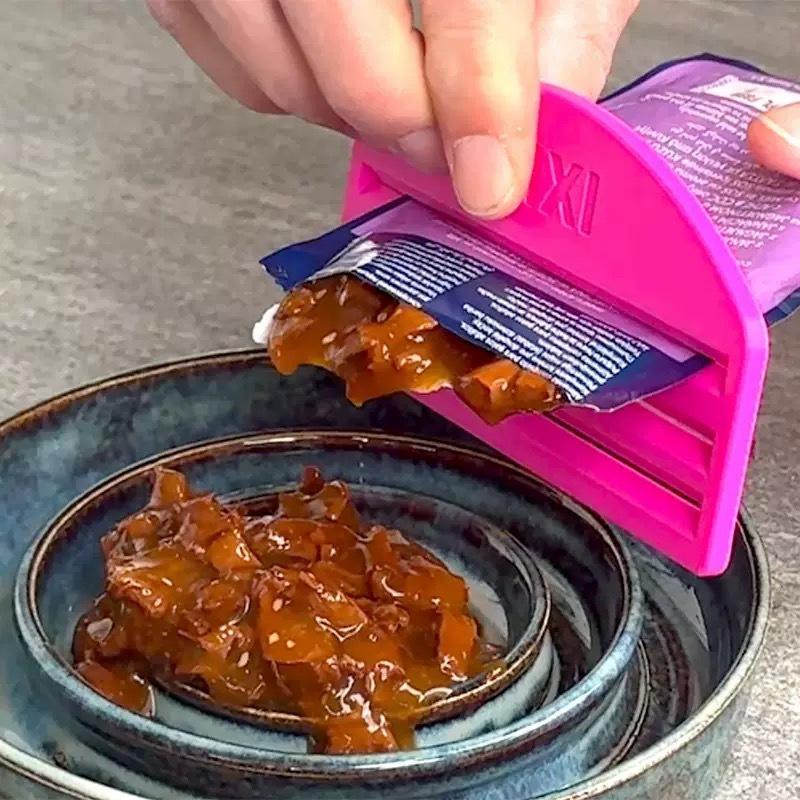 Food Pouch Reusable - เครื่องบีบถุงอาหารสัตว์เลี้ยงแบบใหม่ สำหรับแมว ลูกแมว ลูกสุนัข ใช้ซ้ำได้ สำหรับใส่ขนมเหลว