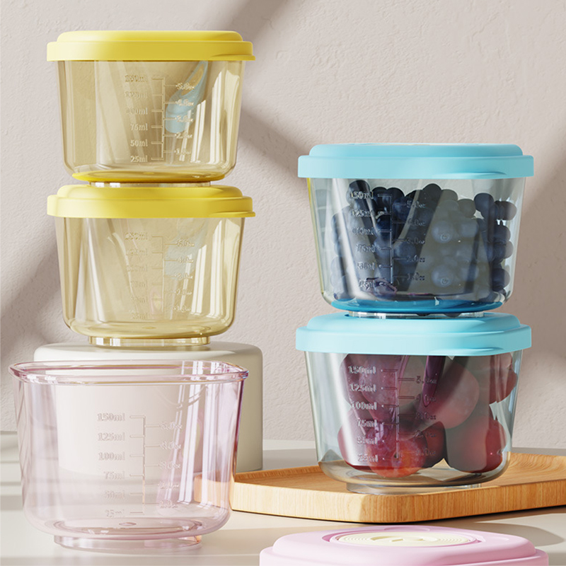Baby Food Delivery - ภาชนะเก็บอาหารเด็ก 6 ชิ้น - วัสดุ PP