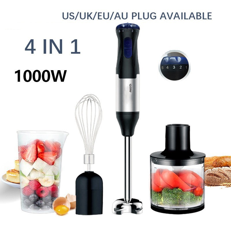 Baby Food Hand Blender - ใหม่ 1000W เครื่องปั่นมือถือกำลังสูงแบบพกพาอเนกประสงค์เครื่องปั่นเนื้อเครื่องบดไข่เครื่องตีไข่เครื่องเสริมอาหารเด็ก