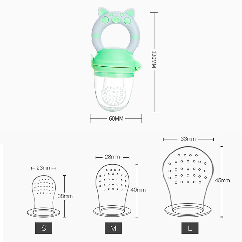 ชุดจุกนมซิลิโคนสำหรับผลไม้และผ - Baby Food Vegetables บทวิจารณ์และราคา