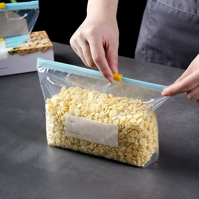 ถุงเก็บอาหารแบบมีซิปเลื่อน 100 - Food Pouch Reusable บทวิจารณ์และราคา