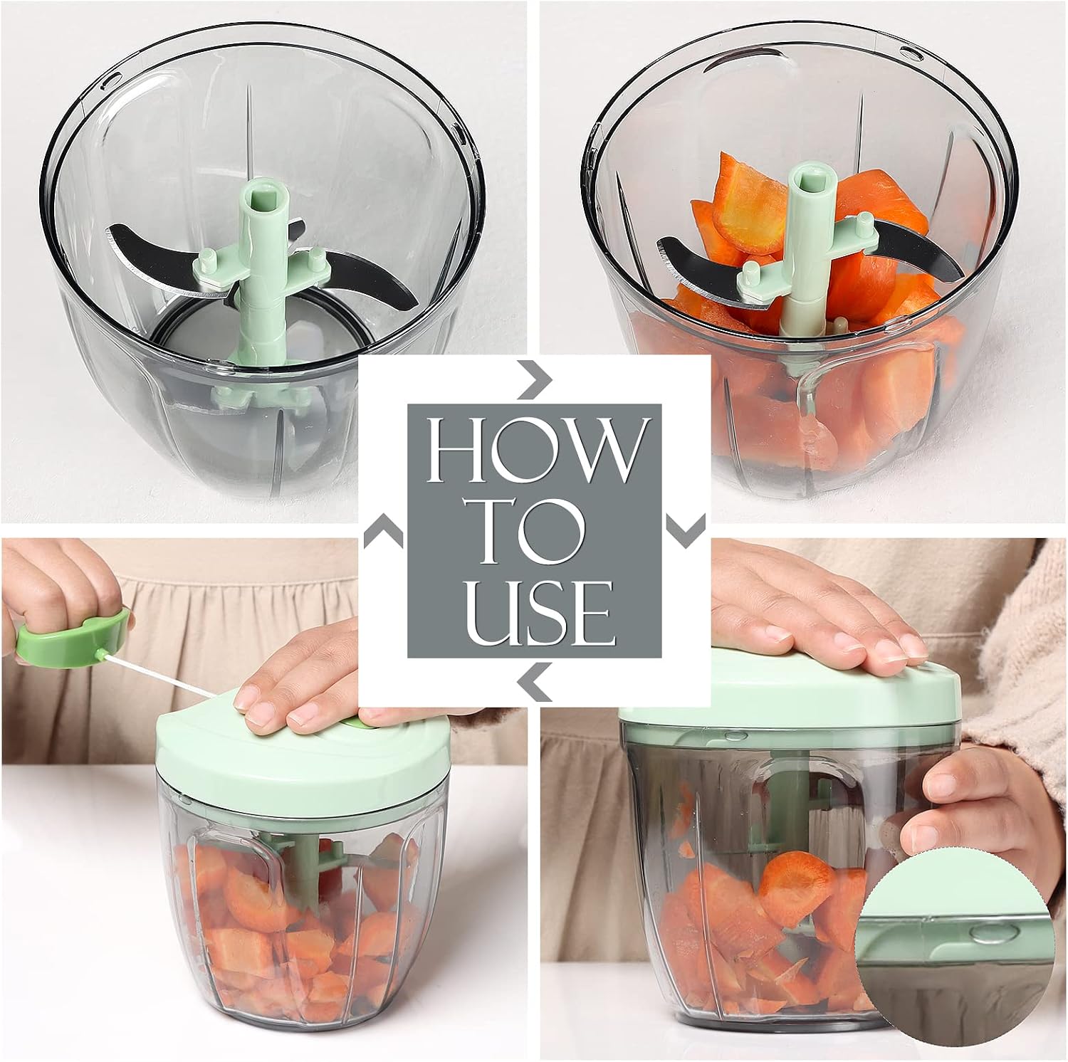 เครื่องบดอาหารแบบมือหมุนสำหรับ - Baby Food Vegetables บทวิจารณ์และราคา