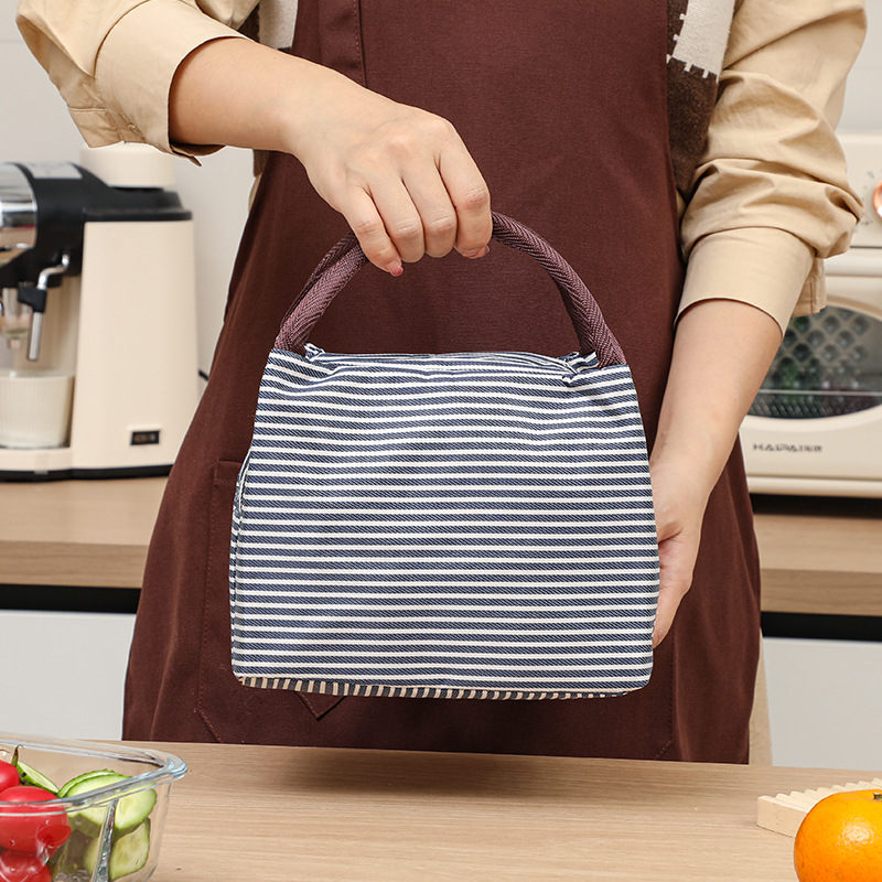 ถุงอาหารกลางวันลายทางแบบมีฉนวน - Food Pouch Reusable บทวิจารณ์และราคา