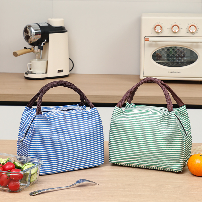 ถุงอาหารกลางวันลายทางแบบมีฉนวน - Food Pouch Reusable บทวิจารณ์และราคา