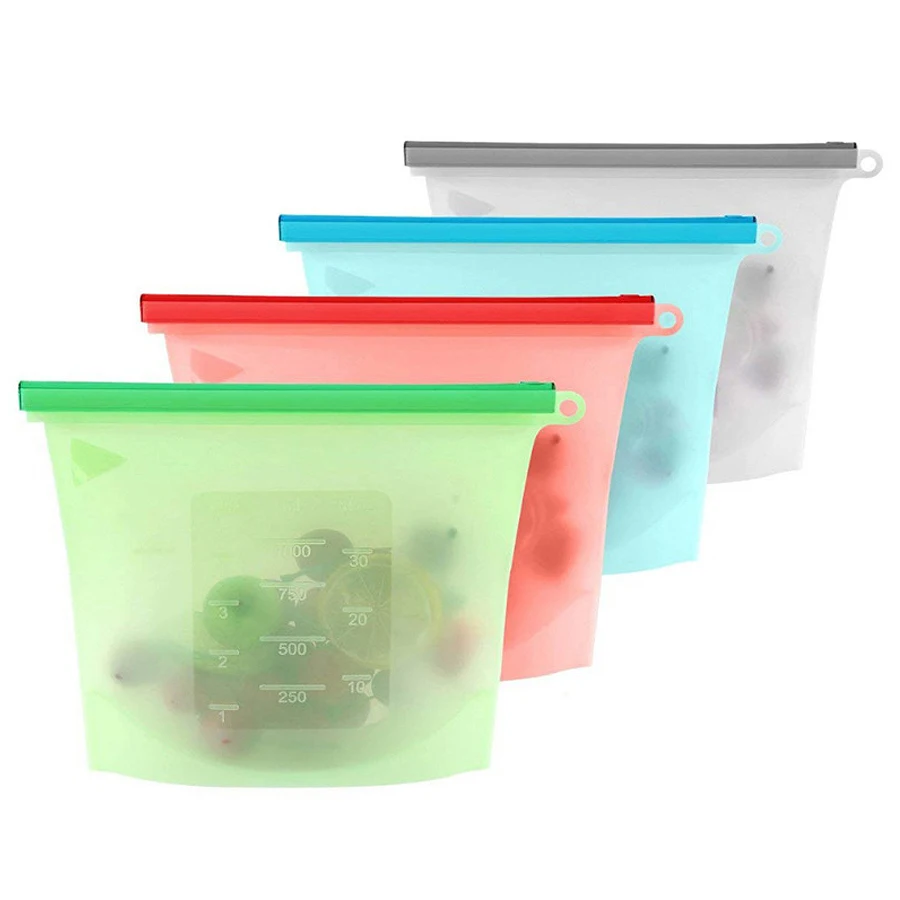 ถุงเก็บอาหารซิลิโคนเกรดอาหารขน - Food Pouch Reusable บทวิจารณ์และราคา