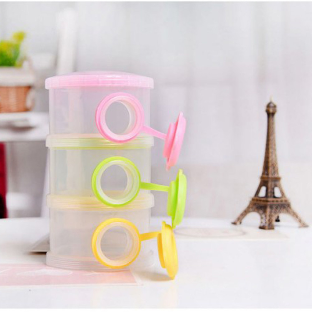 กล่องแบ่งนมผงแบบพกพา 3 ชั้น สำ - Baby Food For Travelling บทวิจารณ์และราคา