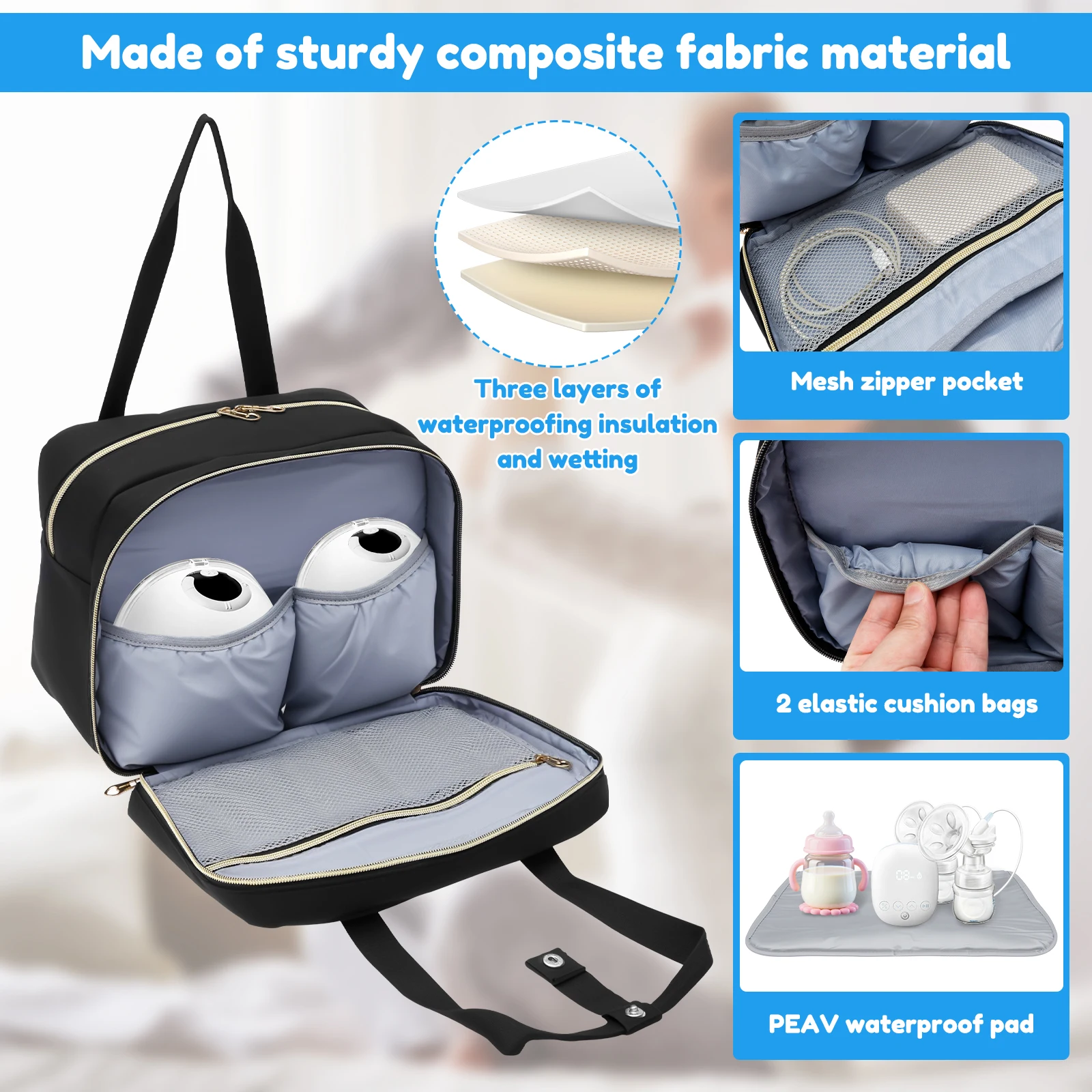 กระเป๋าเก็บน้ำนมแม่พร้อมแผ่นน้ - Baby Food For Travelling บทวิจารณ์และราคา