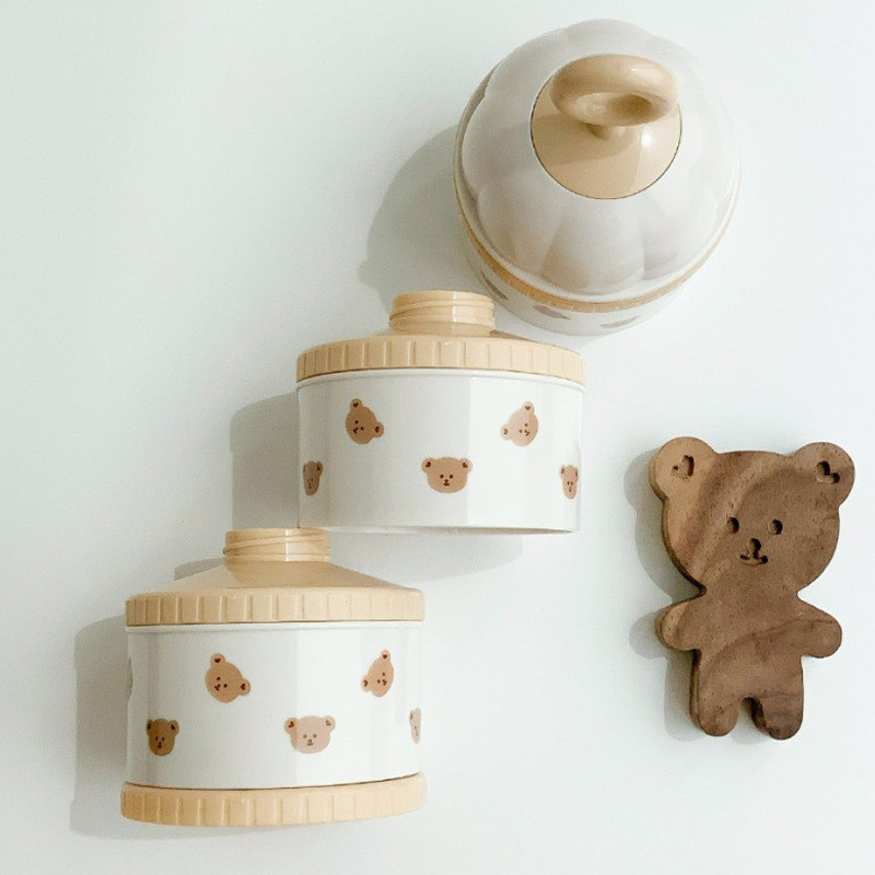 หมีน่ารักกล่องนมผงอุปกรณ์เสริม - Baby Food Plan บทวิจารณ์และราคา