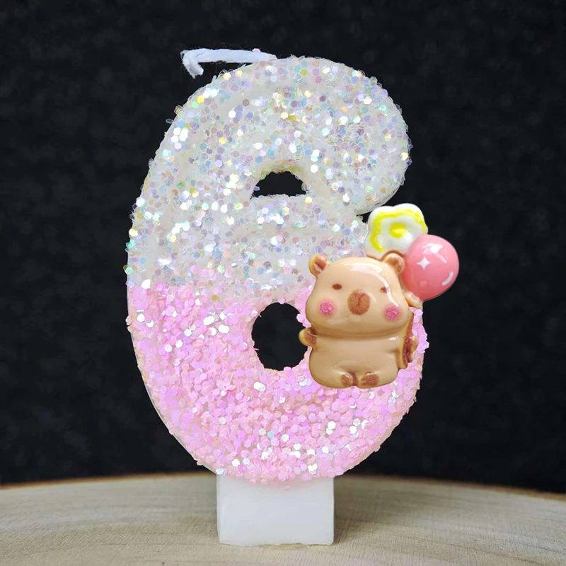 เทียนคาปิบาร่าใหม่ ตกแต่งเค้ก  - Baby Food Plan บทวิจารณ์และราคา