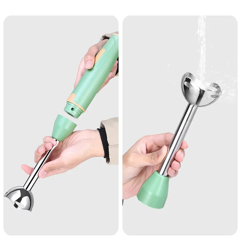 400W เครื่องปั่นมือถือไฟฟ้าอาห - Baby Food Hand Blender บทวิจารณ์และราคา
