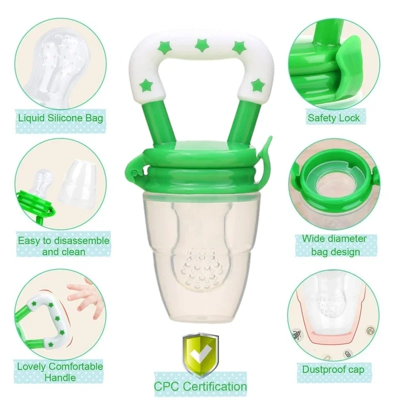 เด็กผลไม้และผักยางกัดอาหารสดอา - Baby Food Delivery บทวิจารณ์และราคา