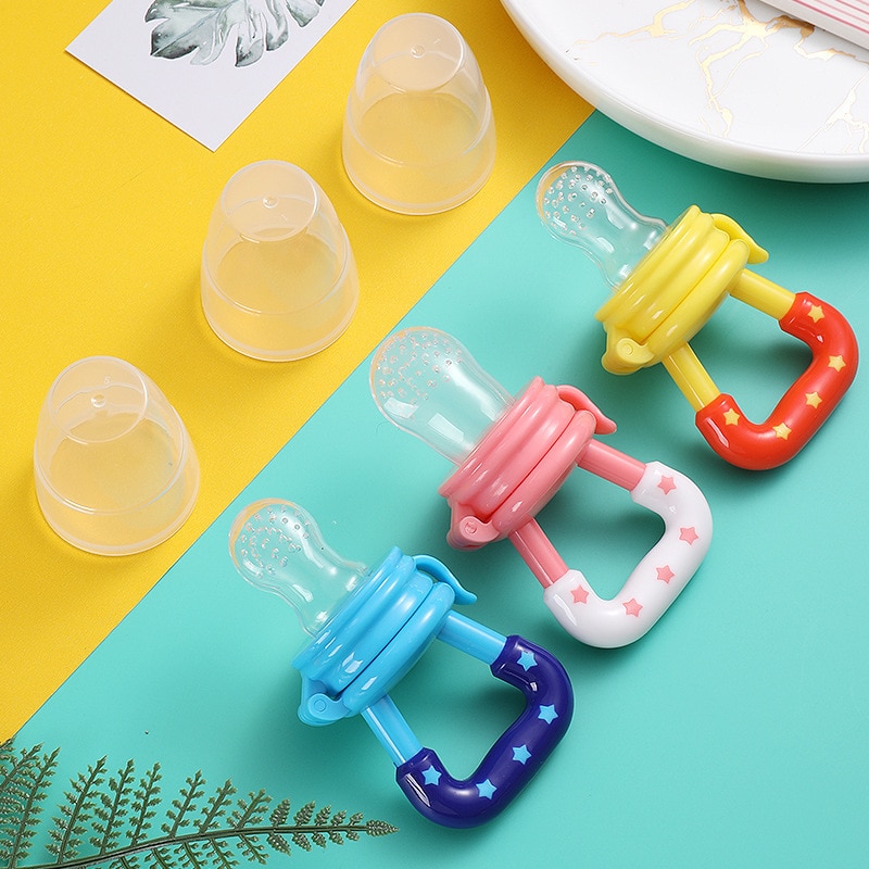 3ชิ้นซิลิโคนกัดสำหรับเด็กผลไม้ - Baby Food Vegetables บทวิจารณ์และราคา