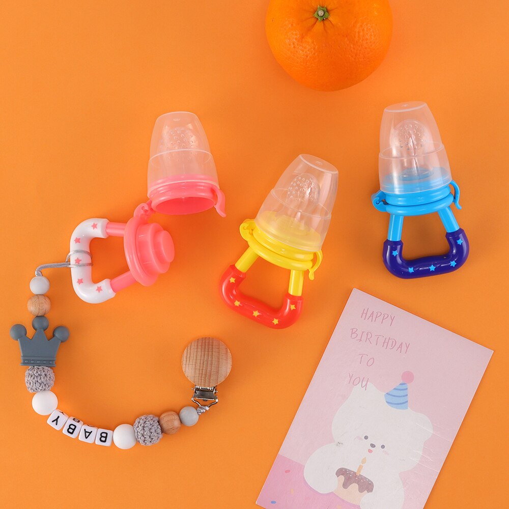 3ชิ้นซิลิโคนกัดสำหรับเด็กผลไม้ - Baby Food Vegetables บทวิจารณ์และราคา