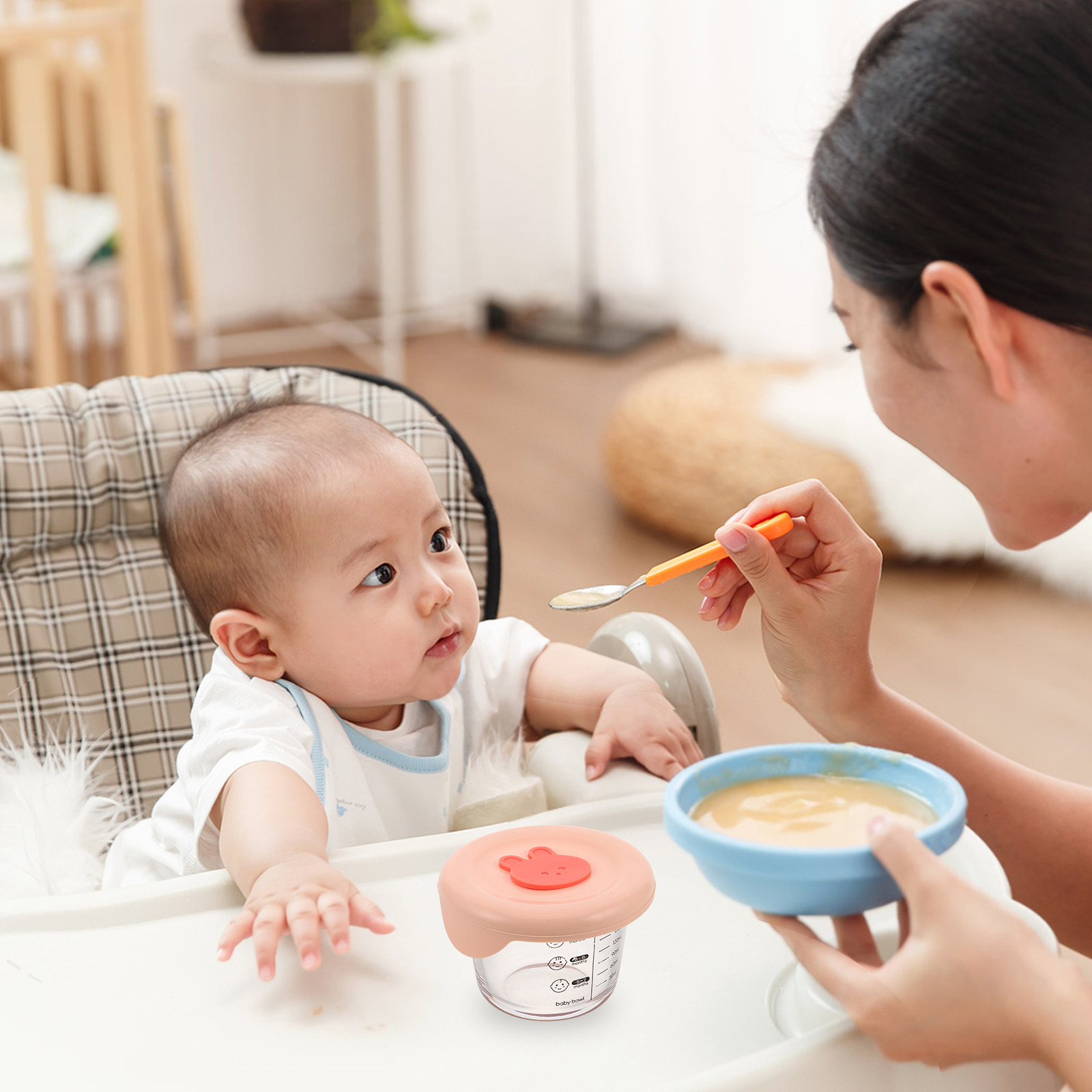 ภาชนะเก็บอาหารเด็ก 2 ชิ้น ขนาด - Baby Food For Travelling บทวิจารณ์และราคา