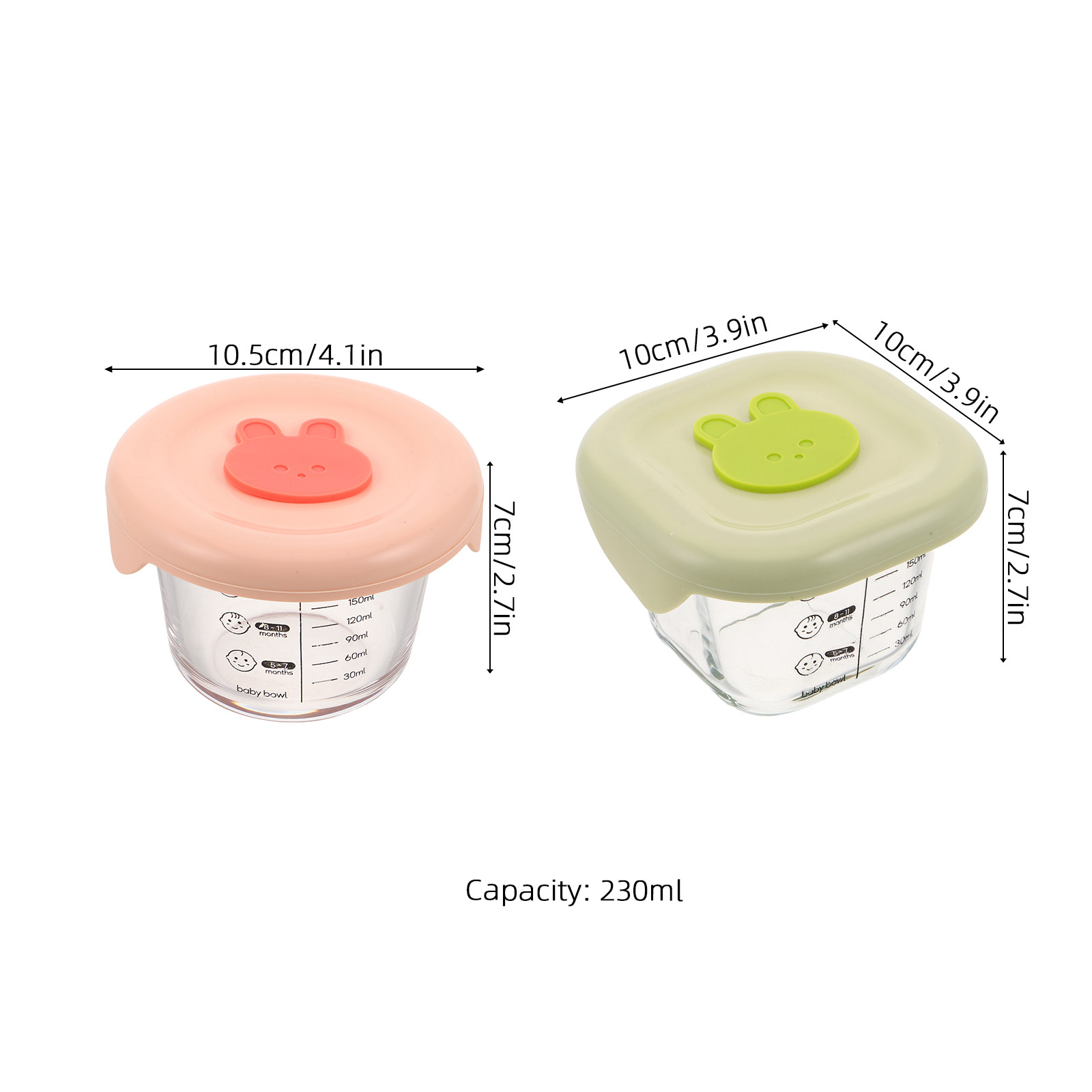 ภาชนะเก็บอาหารเด็ก 2 ชิ้น ขนาด - Baby Food For Travelling บทวิจารณ์และราคา
