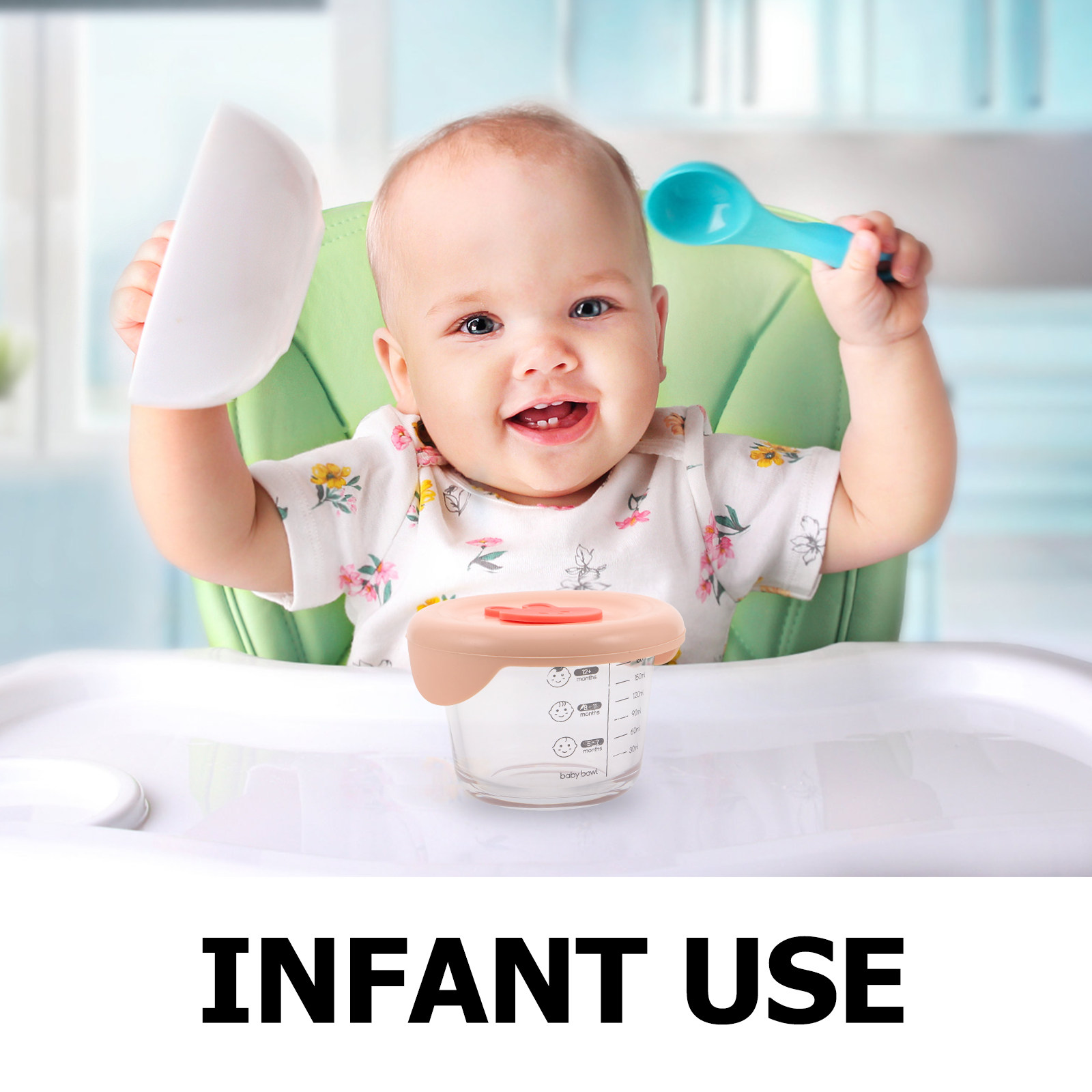 ภาชนะเก็บอาหารเด็ก 2 ชิ้น ขนาด - Baby Food For Travelling บทวิจารณ์และราคา