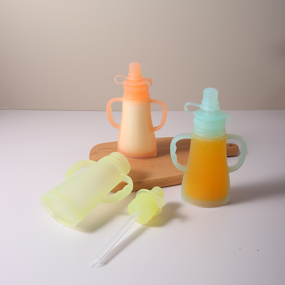 ถุงเก็บน้ำนมซิลิโคนแบบใช้ซ้ำได - Food Pouch Reusable บทวิจารณ์และราคา