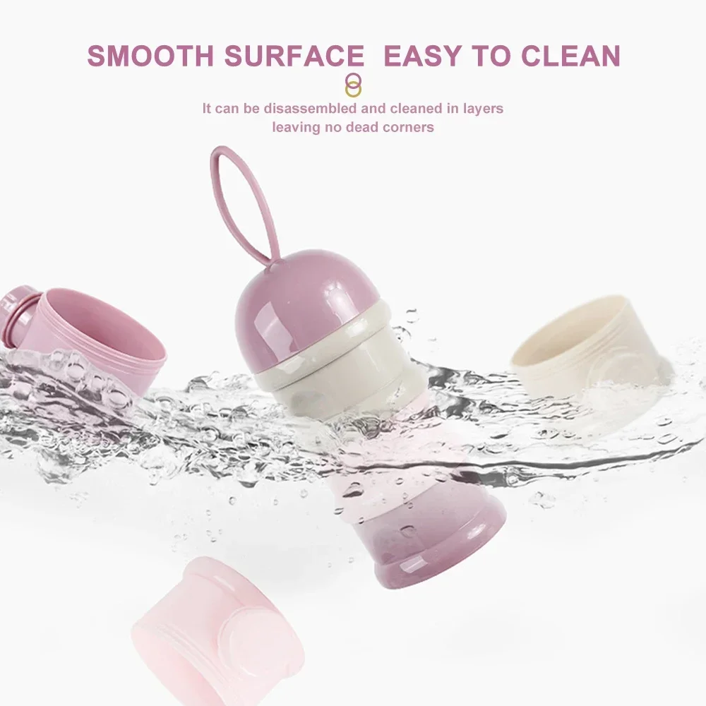 กล่องเก็บนมผงเด็ก 4 ชั้น กล่อง - Baby Food For Travelling บทวิจารณ์และราคา