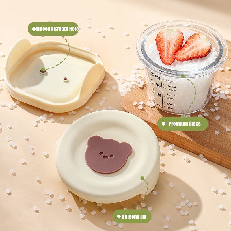 180ml แก้วเก็บอาหารเด็ก Jars พ - Baby Food Delivery บทวิจารณ์และราคา