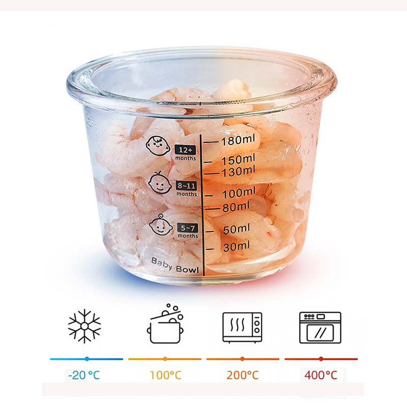 180ml แก้วเก็บอาหารเด็ก Jars พ - Baby Food Delivery บทวิจารณ์และราคา