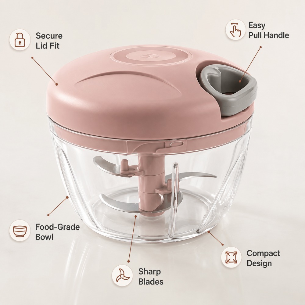 เครื่องบดกระเทียมแบบดึงเชือกด้ - Baby Food Vegetables บทวิจารณ์และราคา