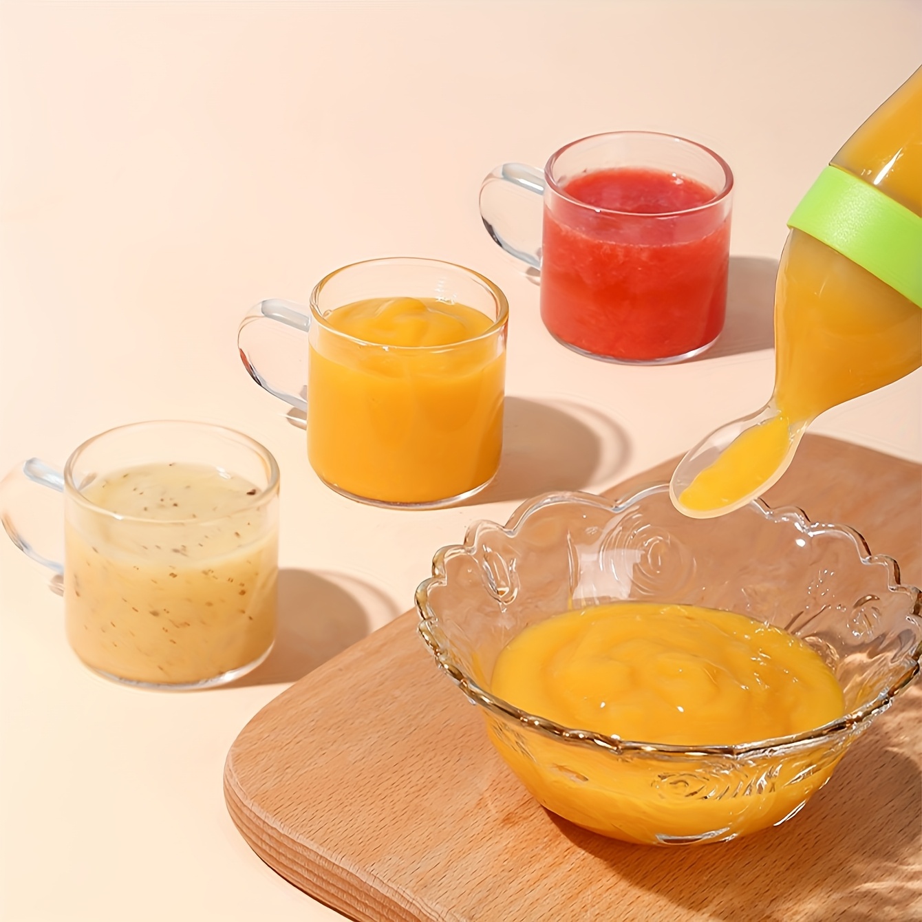 9 ชิ้นช้อนส้อม: 1 ขวดนมซิลิโคน - Baby Food Vegetables บทวิจารณ์และราคา