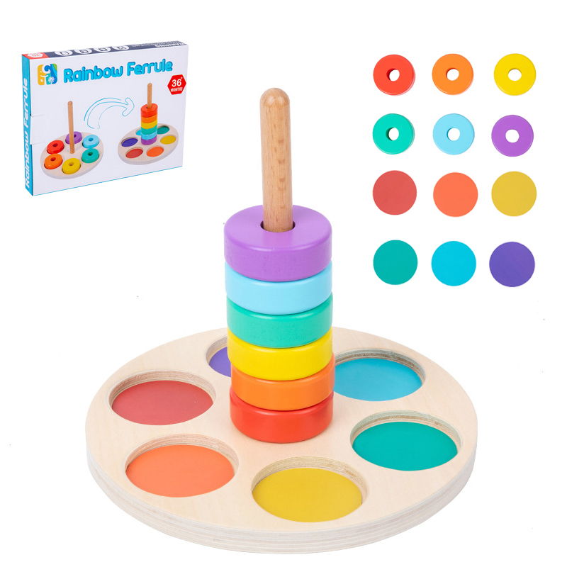 เด็กสายรุ้งซ้อนของเล่น Montess - Baby Food Nestum บทวิจารณ์และราคา
