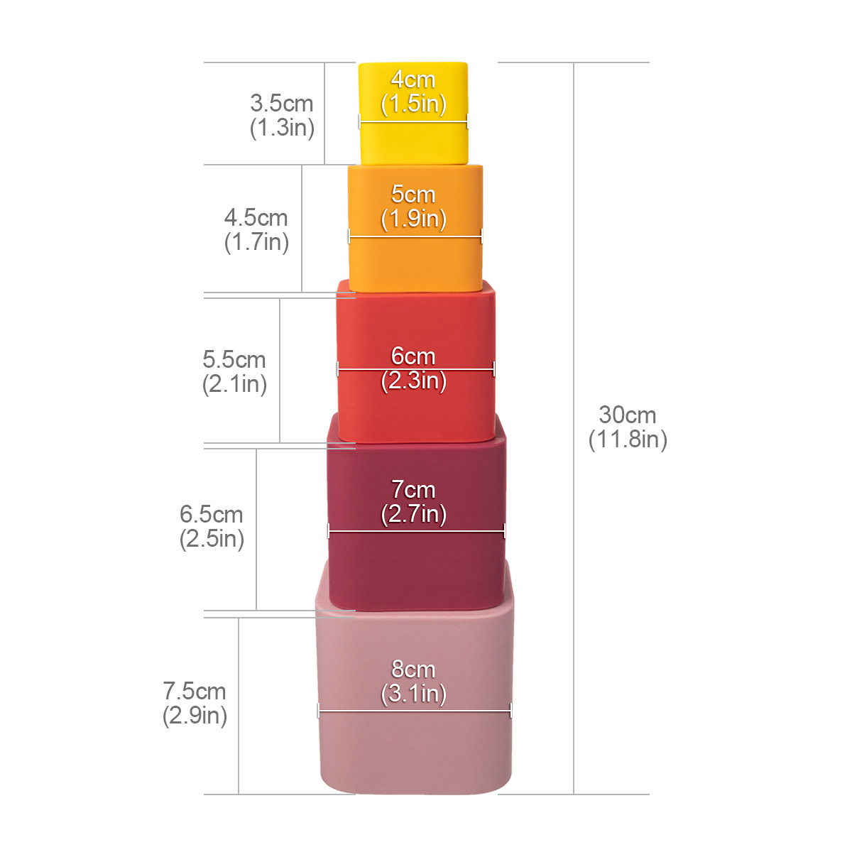 ชุดของเล่นซิลิโคนแบบซ้อนได้ 1  - Baby Food Nestum บทวิจารณ์และราคา
